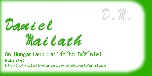 daniel mailath business card